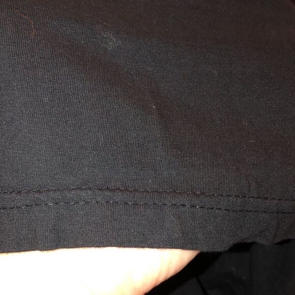 S Seamless LA TOUR EIFFEL Mock Neck Short Sleeve 💯 Cotton Tee - Picture 9 of 9